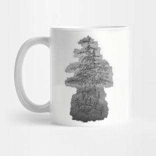 Old Red Wood (black & white) Mug